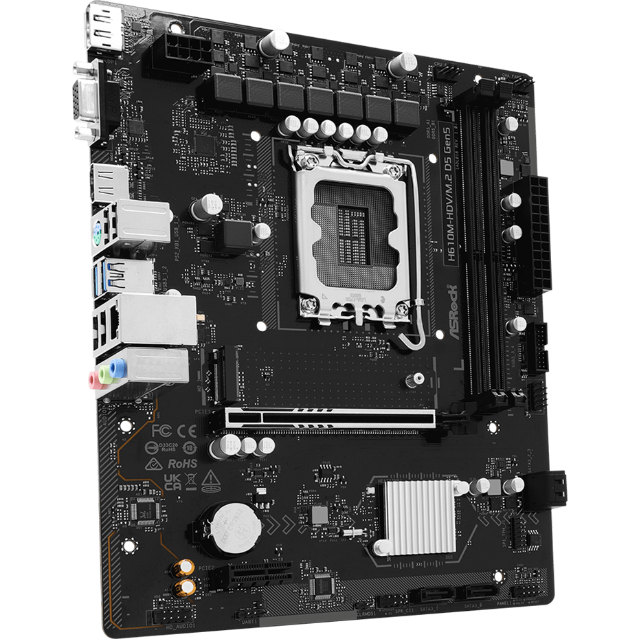 Carte mère ASRock H610M-HDV/M.2 D5 Gen5 - photo 2