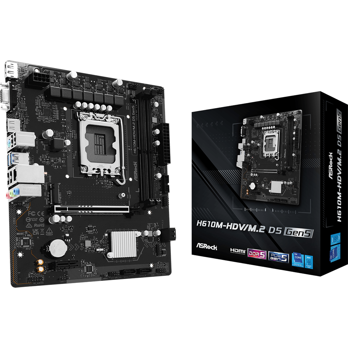 Carte mère ASRock H610M-HDV/M.2 D5 Gen5 - photo 5