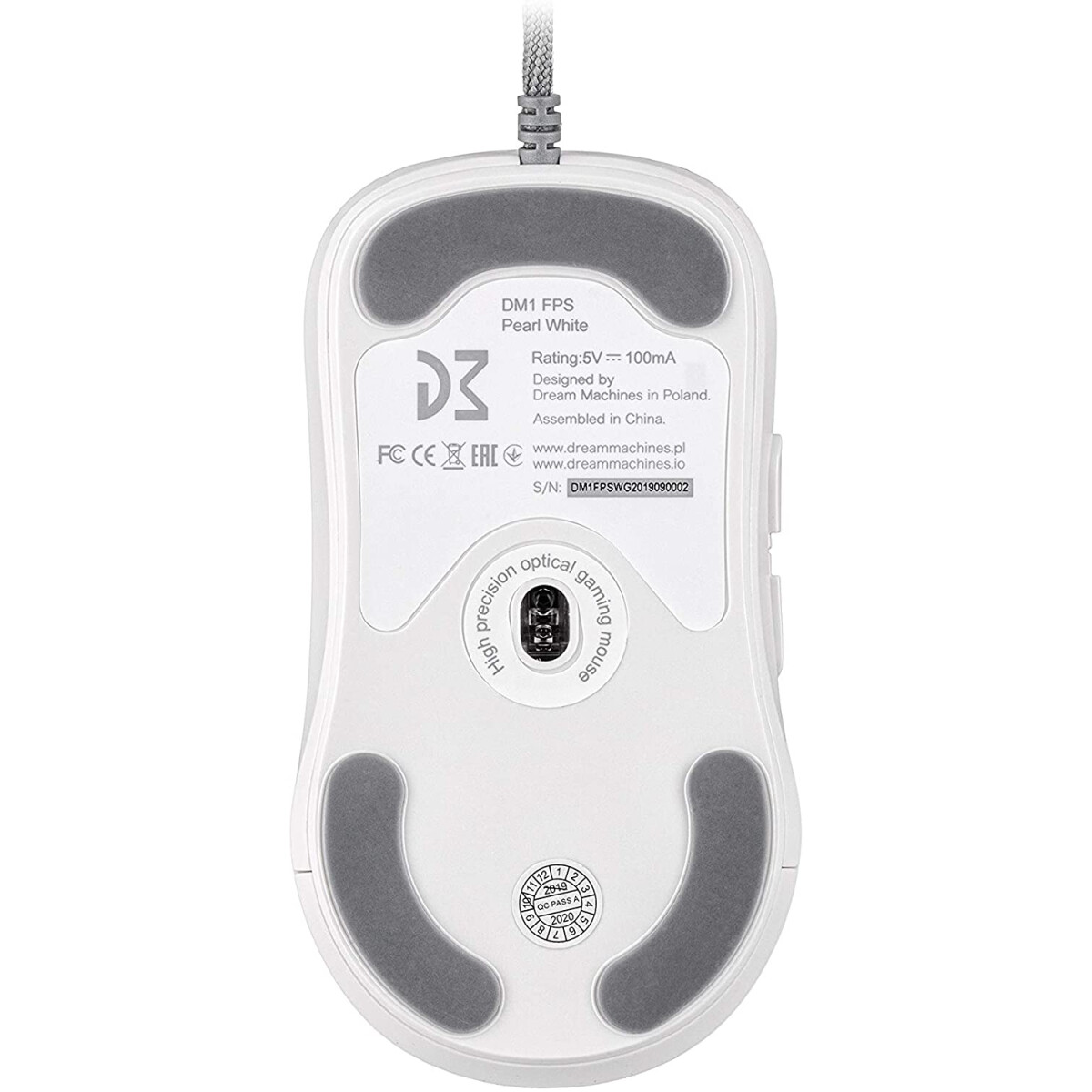 souris Dream Machines DM1 FPS Pearl White - photo 4