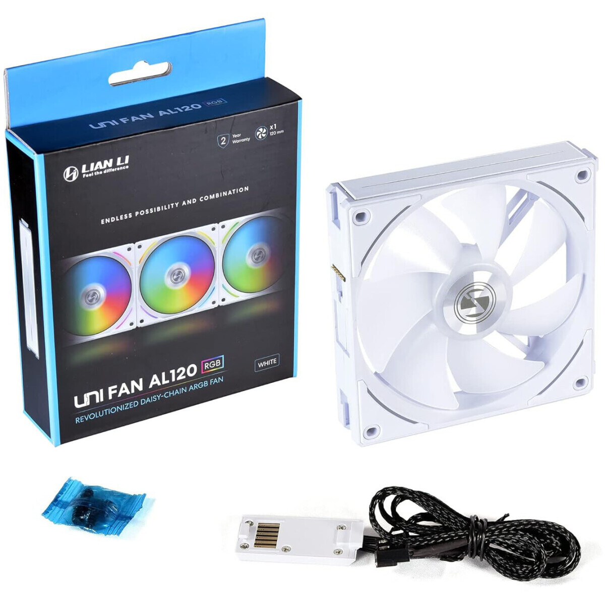 Ventilateur pour boîtier Lian Li UNI Fan AL 120 White - UF-AL120-1W - photo 4
