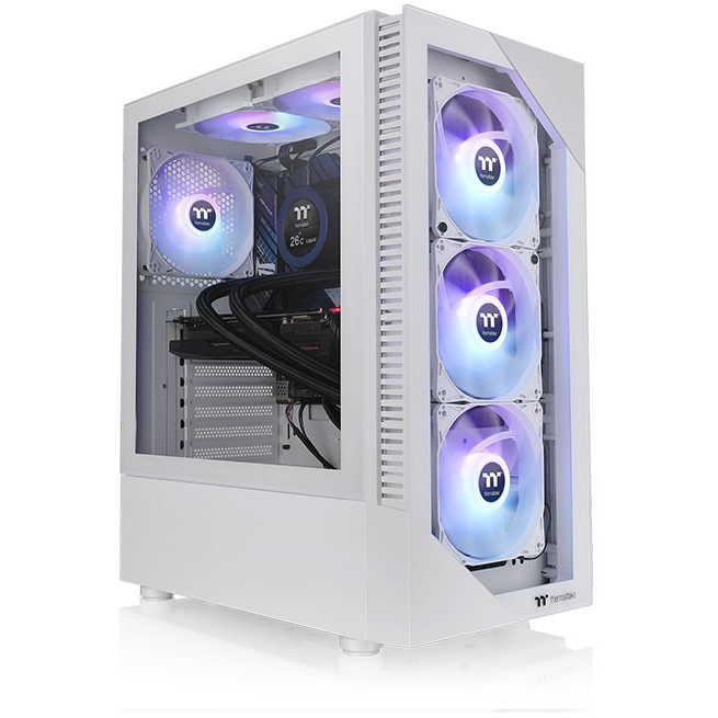 Boîtier Thermaltake View 200 TG ARGB Snow (CA-1X3-00M6WN-00)
