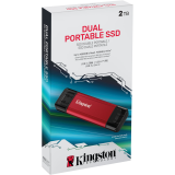 stockage externe SSD 2TB Kingston Dual Portable (SPSD/2TB)