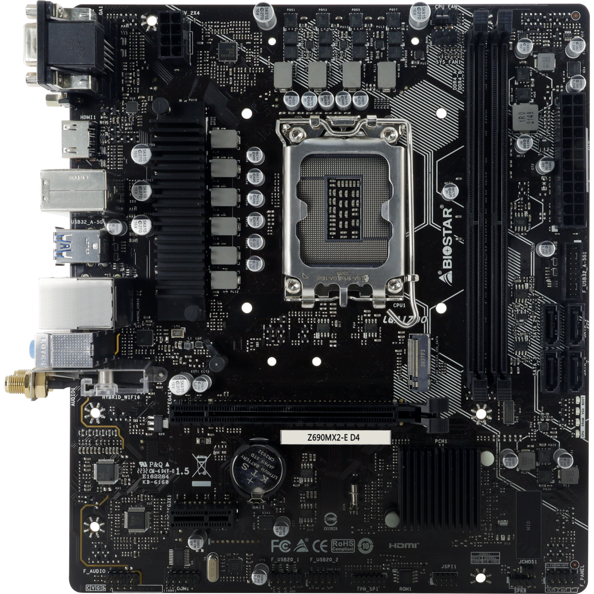 Carte mère Biostar Z690MX2-E D4