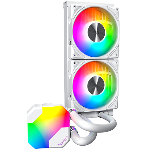 Système de refroidissement liquide MONTECH HyperFlow ARGB 240 White - photo 2