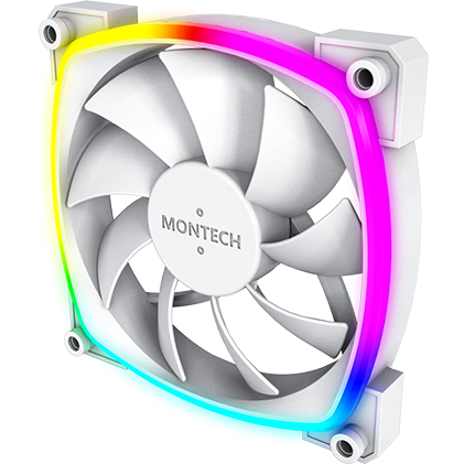 Ventilateur pour boîtier MONTECH AX120 PWM WHITE - photo 2
