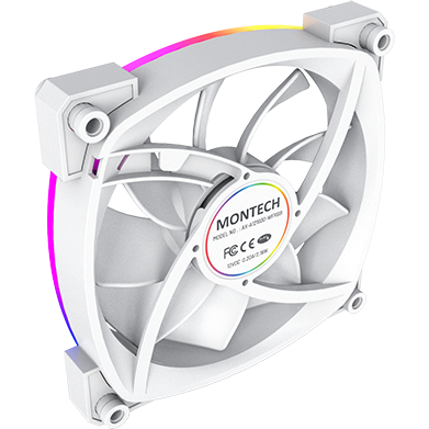 Ventilateur pour boîtier MONTECH AX120 PWM WHITE - photo 3
