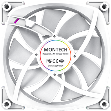 Ventilateur pour boîtier MONTECH AX120 PWM WHITE - photo 4