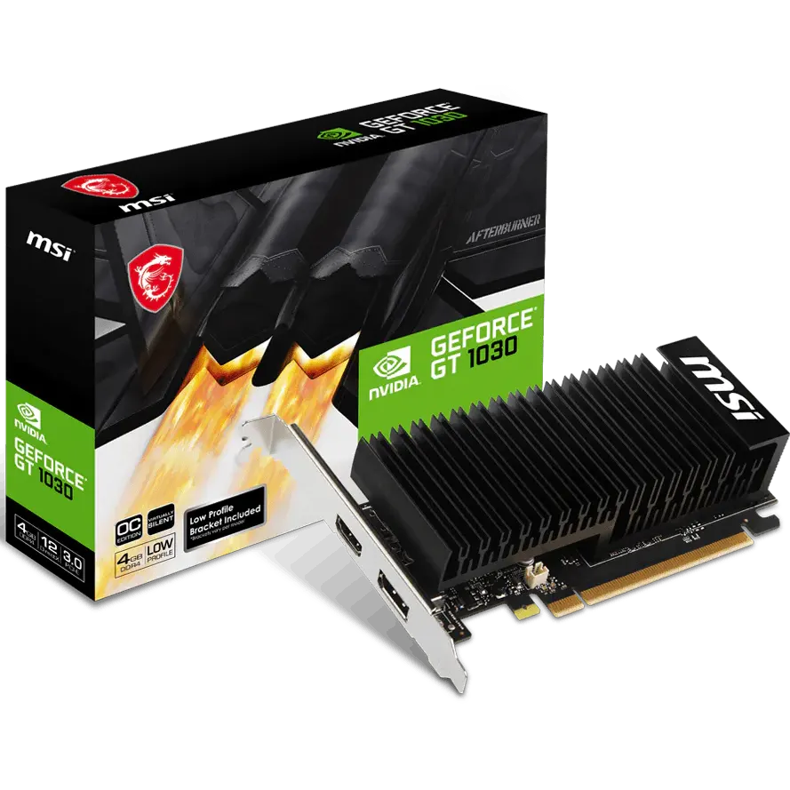 carte graphique NVIDIA GeForce GT 1030 MSI OC 4GB (GT 1030 4GHD4 LP OC) - photo 5
