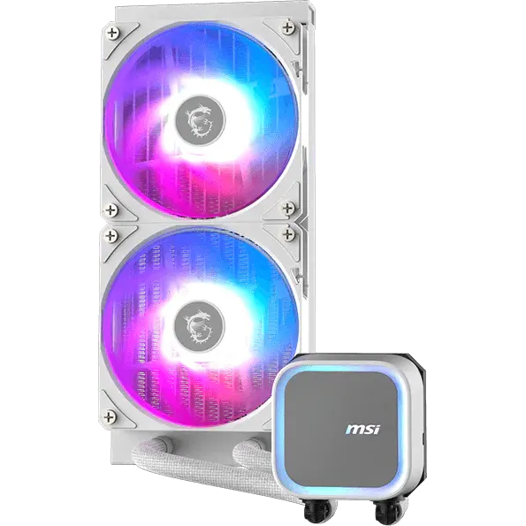 Système de refroidissement liquide MSI MAG CORELIQUID A13 240 WHITE - 306-7ZWCA21-L80 - photo 2