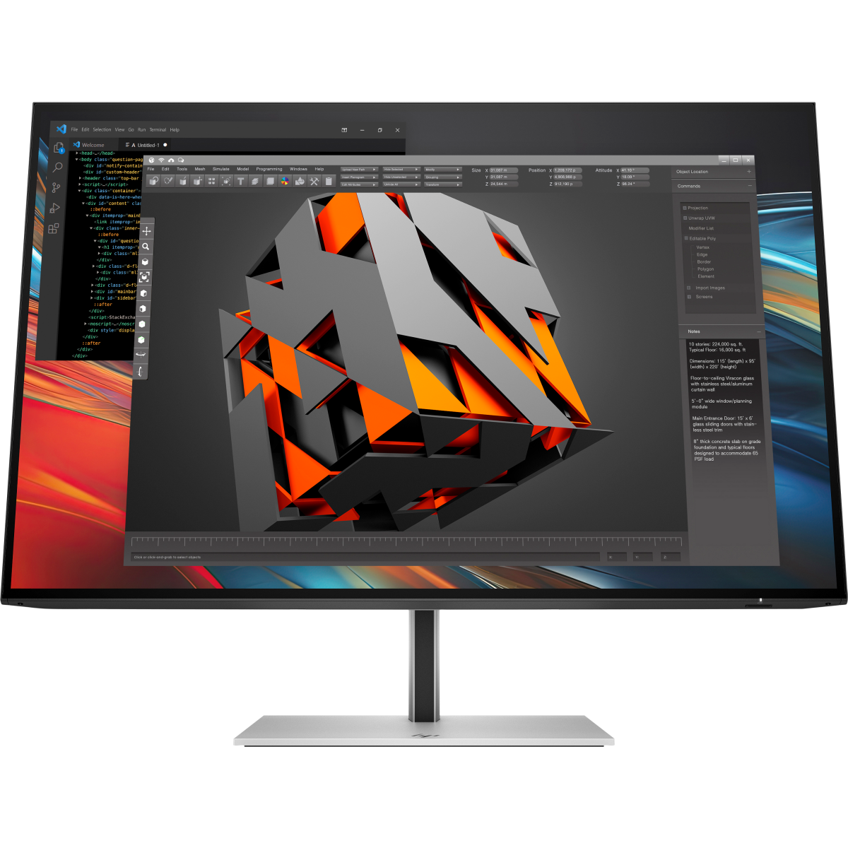 Moniteur HP 27" 724pn Series 7 Pro (8X534AA) - photo 4
