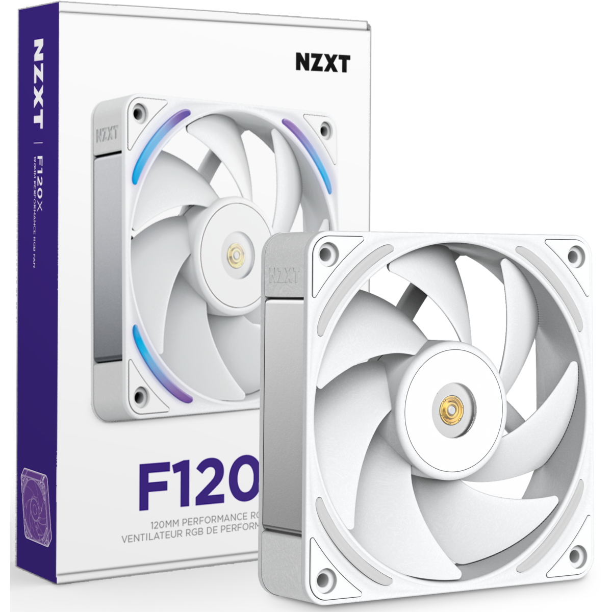 Ventilateur pour le boîtier NZXT F120X White - RF-U12PN-W1 - photo 2