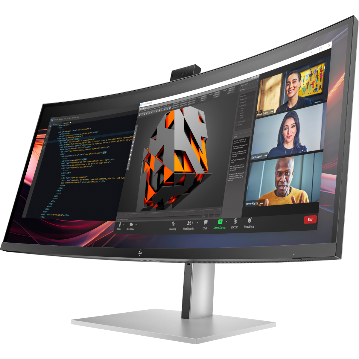 Moniteur HP 34" 734pm Series 7 Pro (8K157UT) - photo 5
