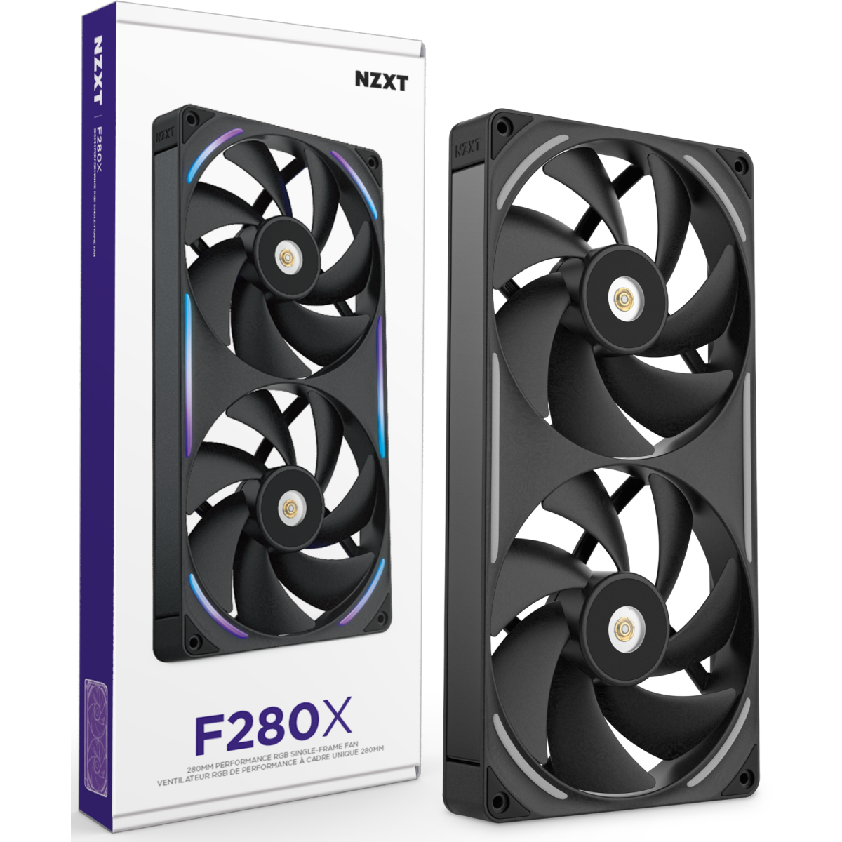Ventilateur pour le boîtier NZXT F280X Black - RF-U28PN-B1 - photo 2