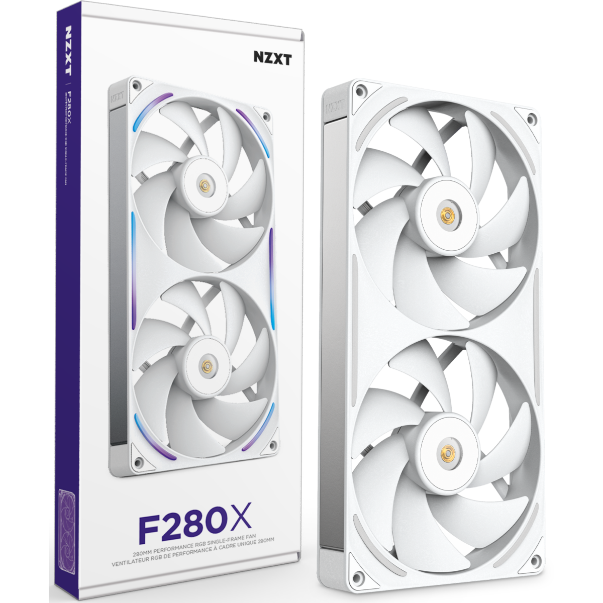 Ventilateur pour boîtier NZXT F280X White - RF-U28PN-W1 - photo 2