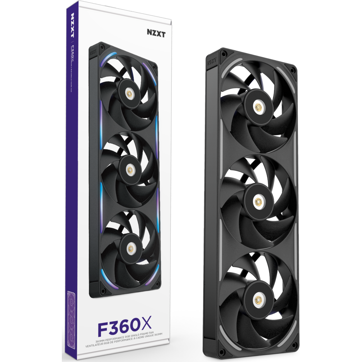 Ventilateur pour boîtier NZXT F360X Black - RF-U36PN-B1 - photo 2