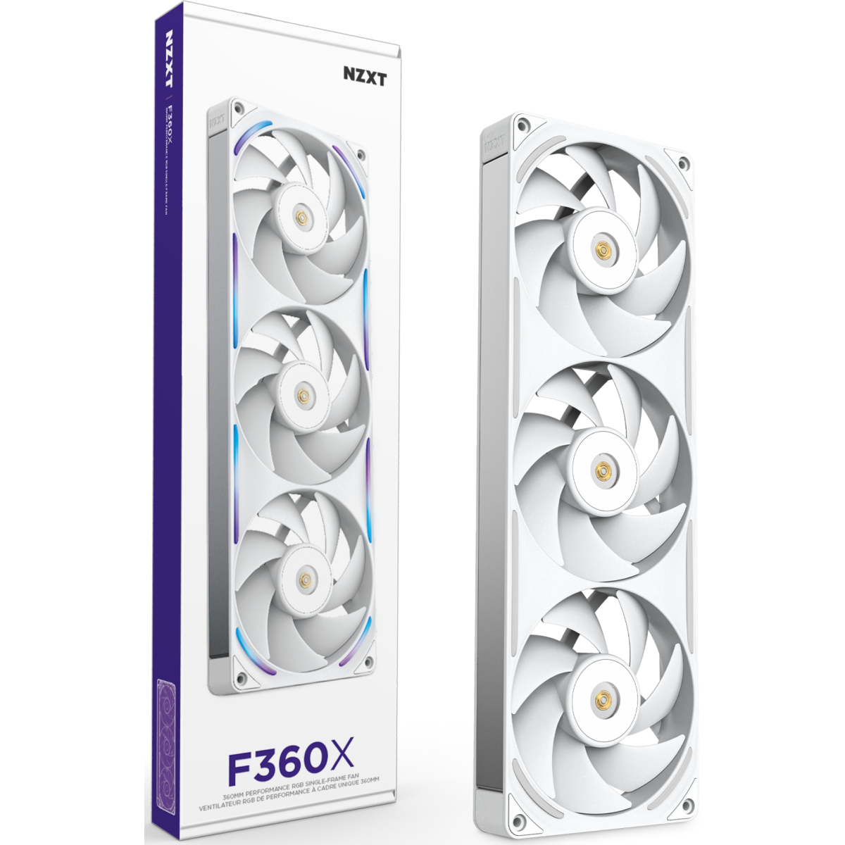 Ventilateur pour boîtier NZXT F360X White - RF-U36PN-W1 - photo 2