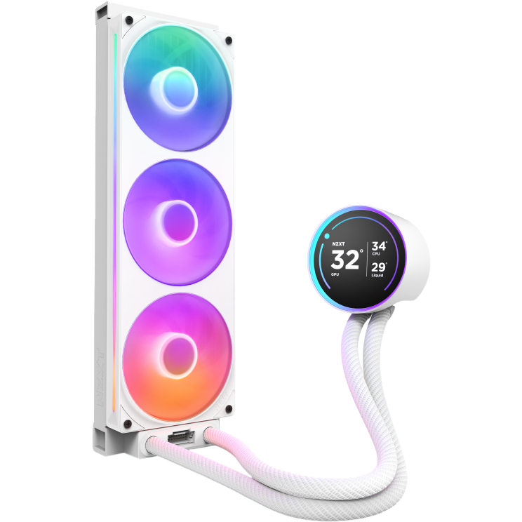 Système de refroidissement liquide NZXT Kraken Elite 420 White (RL-KR42E-W2) - photo 2