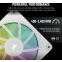 Ventilateur pour boîtier Corsair iCUE LINK LX120 RGB White (CO-9051029-WW) - photo 7