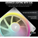 Ventilateur pour boîtier Corsair iCUE LINK LX120 RGB White (CO-9051029-WW)