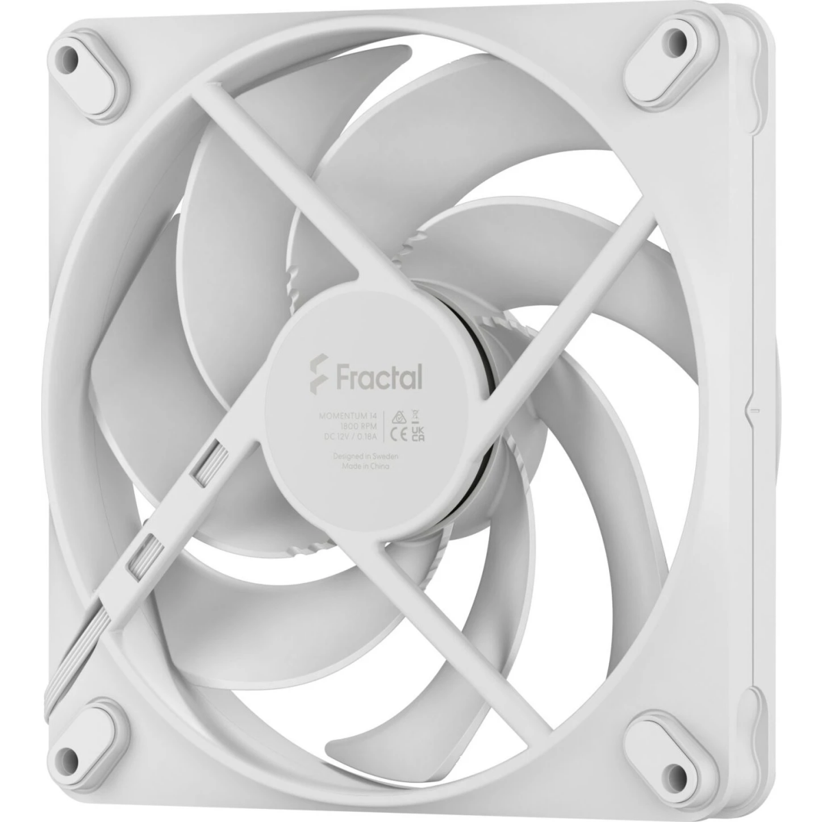 Ventilateur pour boîtier Fractal Design Momentum 14 White - FD-F-MO1-1402 - photo 3