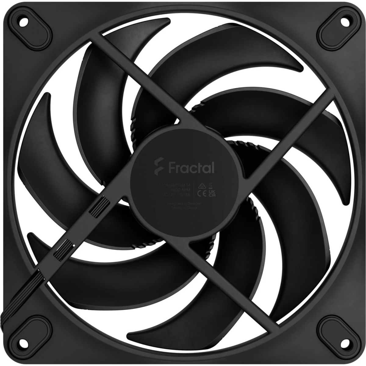 Ventilateur pour boîtier Fractal Design Momentum 14 Black - FD-F-MO1-1401 - photo 4