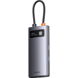 station daccueil Baseus Metal Gleam Series 4-in-1 Type-C Grey (WKWG070113)