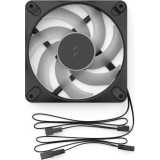 Ventilateur pour boîtier Fractal Design Dynamic 3 – 12 RGB Black (3-Pack) (FD-F-DR3-1203)
