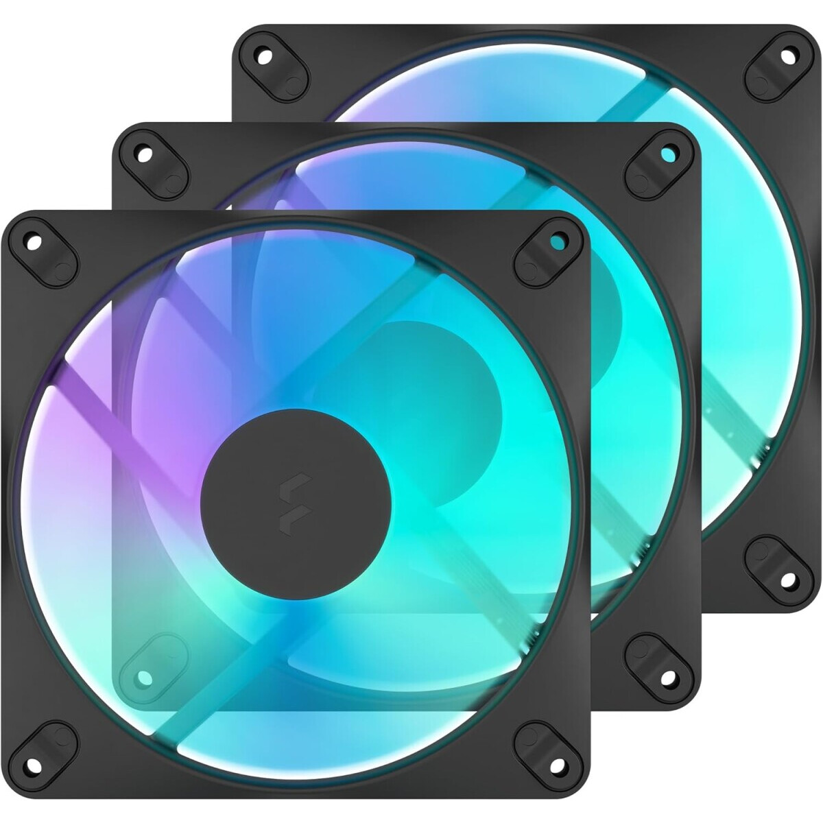 Ventilateur pour boîtier Fractal Design Dynamic 3 – 14 RGB Black (3-Pack) - FD-F-DR3-1403