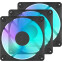 Ventilateur pour boîtier Fractal Design Dynamic 3 – 14 RGB Black (3-Pack) - FD-F-DR3-1403