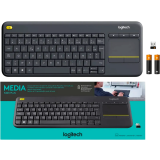 Clavier Logitech K400 Wireless Touch Plus Black (920-007147)