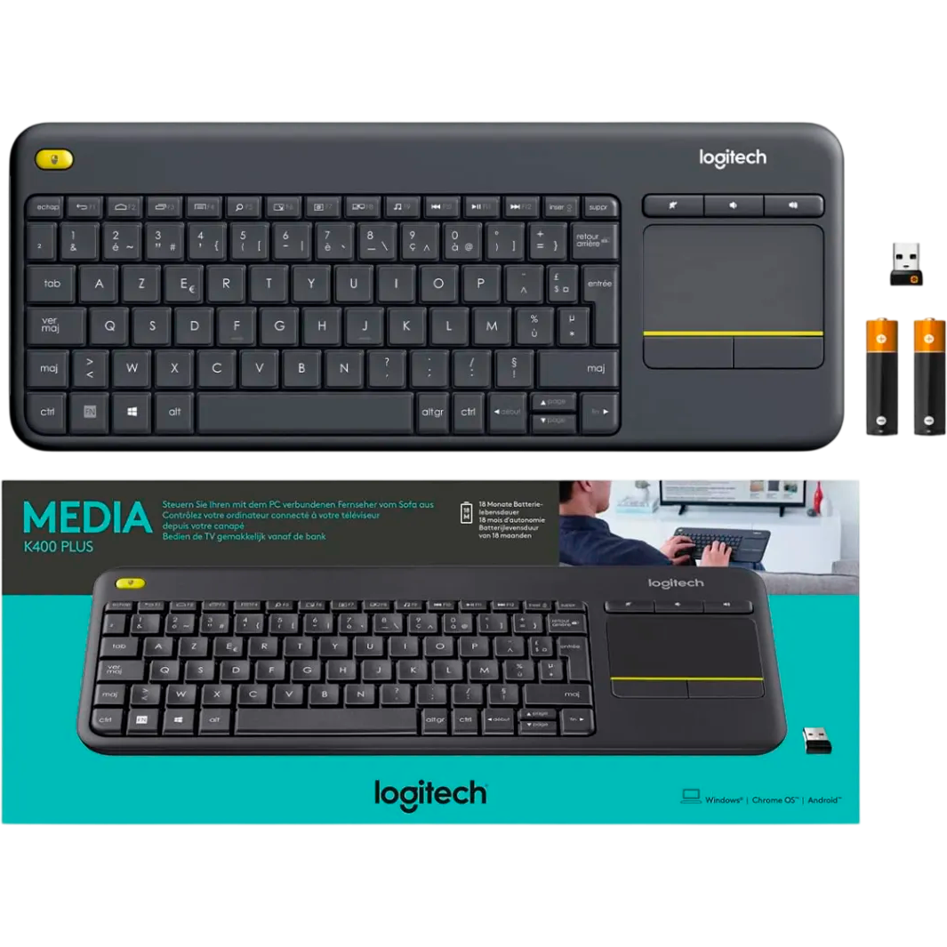 Clavier Logitech K400 Wireless Touch Plus Black (920-007147) - photo 4