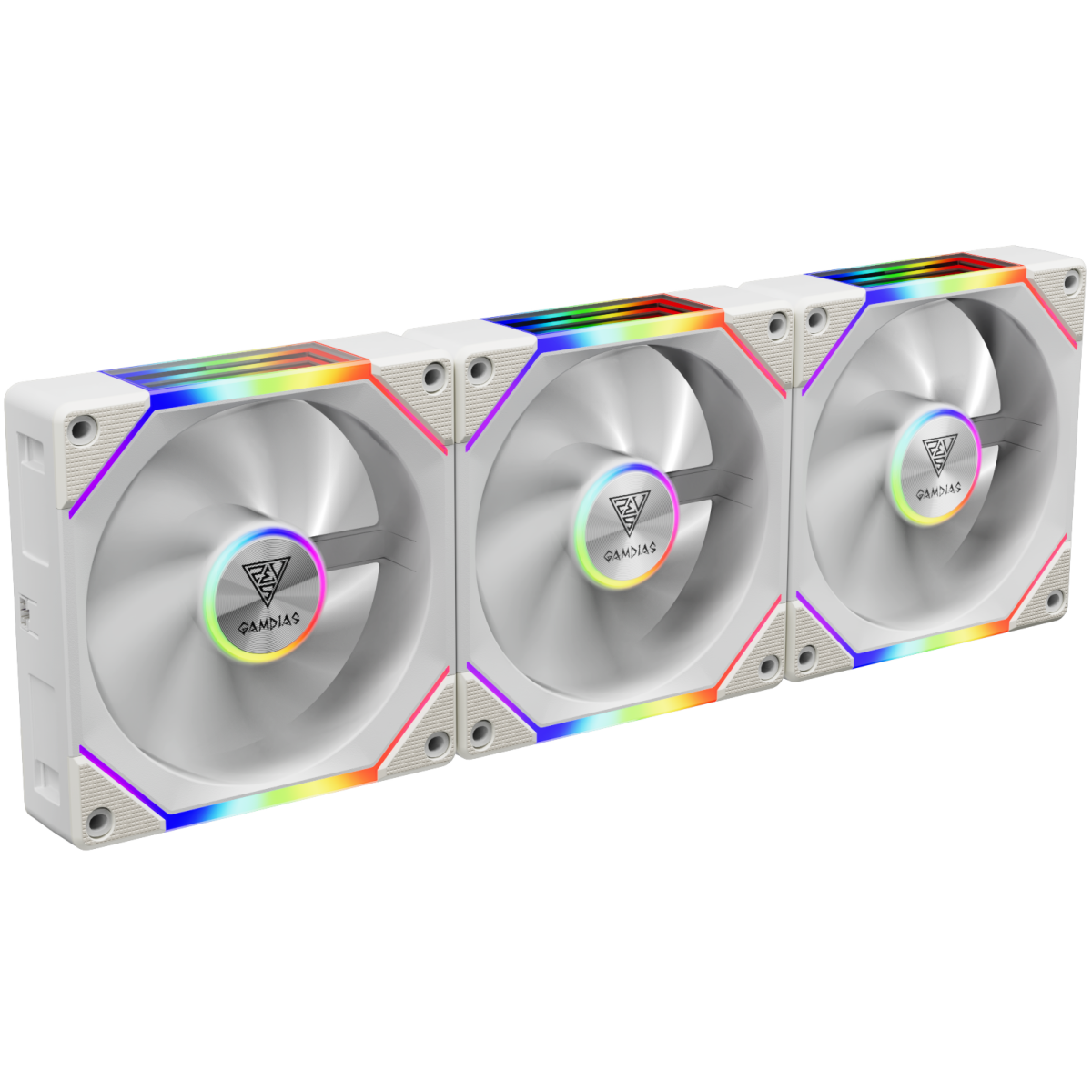 Ventilateur de boîtier GAMDIAS P2-1203 White - 16302-04404-00000-G