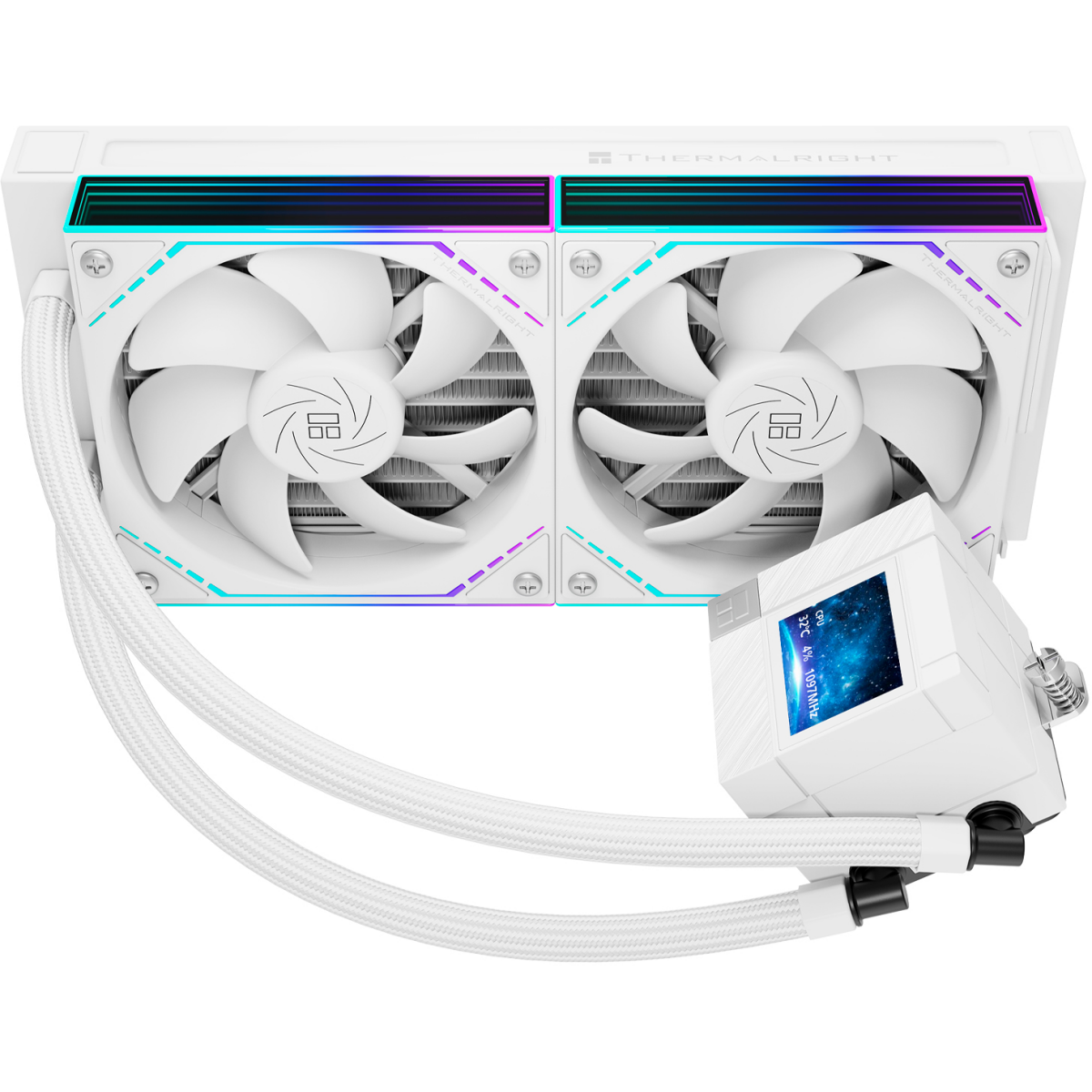 Système de refroidissement liquide Thermalright Core Matrix 240 Vision ARGB White - TRCM240VAW - photo 3