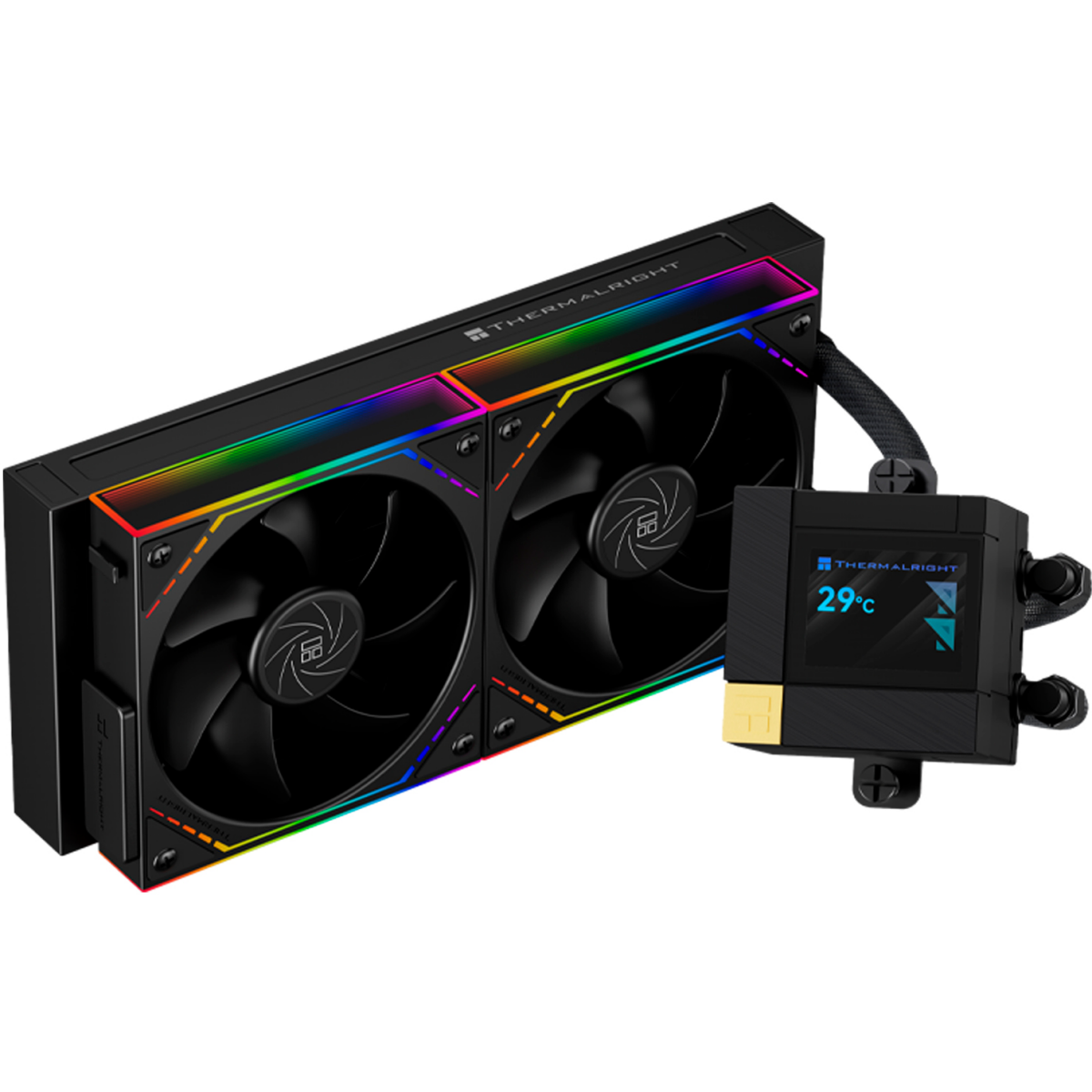 Système de refroidissement liquide Thermalright Core Matrix 240 Vision ARGB Black - C-MATRIX-VIS-240-BL