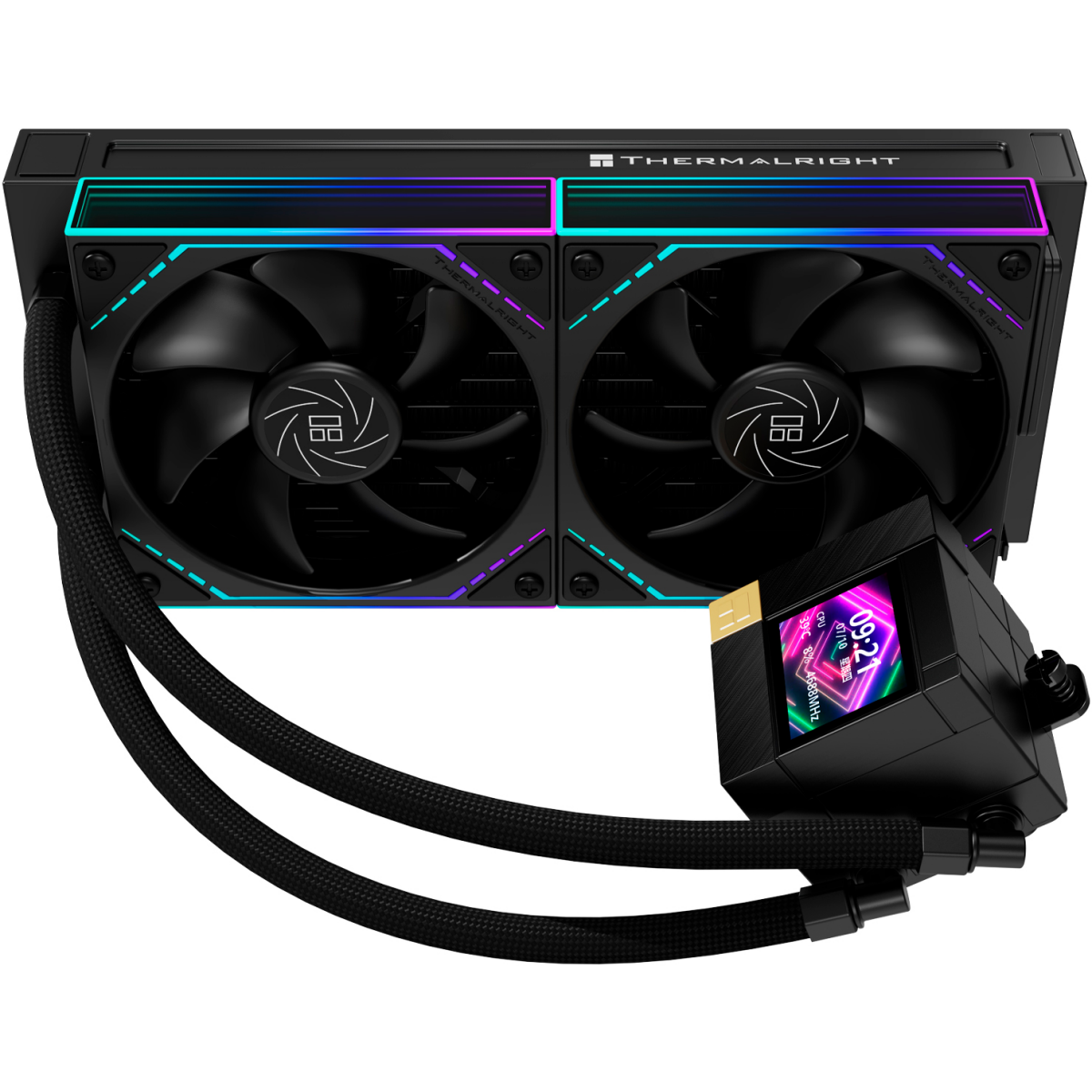 Système de refroidissement liquide Thermalright Core Matrix 240 Vision ARGB Black - C-MATRIX-VIS-240-BL - photo 3