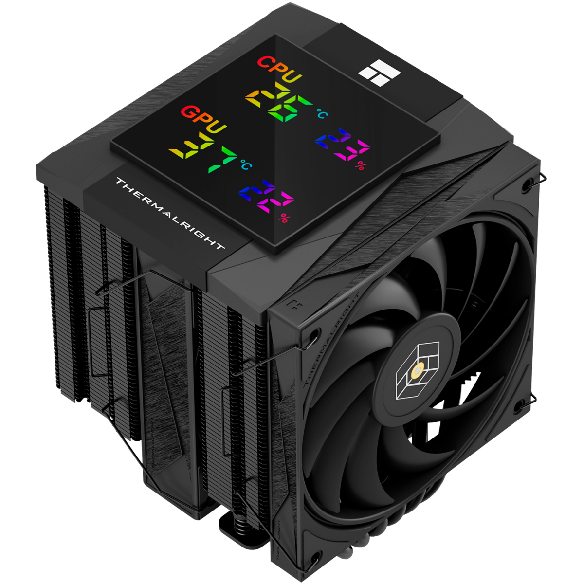 Refroidisseur Thermalright Royal Knight 120 Digital Black - RK120DB