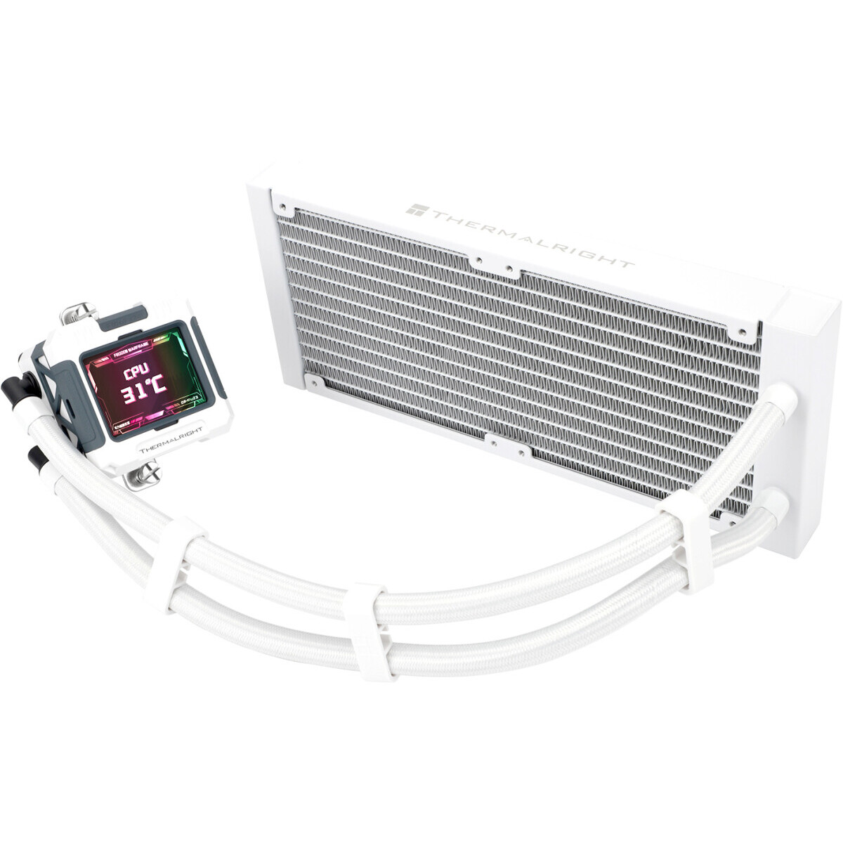 Système de refroidissement liquide Thermalright Frozen Warframe 240 White X - F-WFRAME-240-WH-X - photo 3