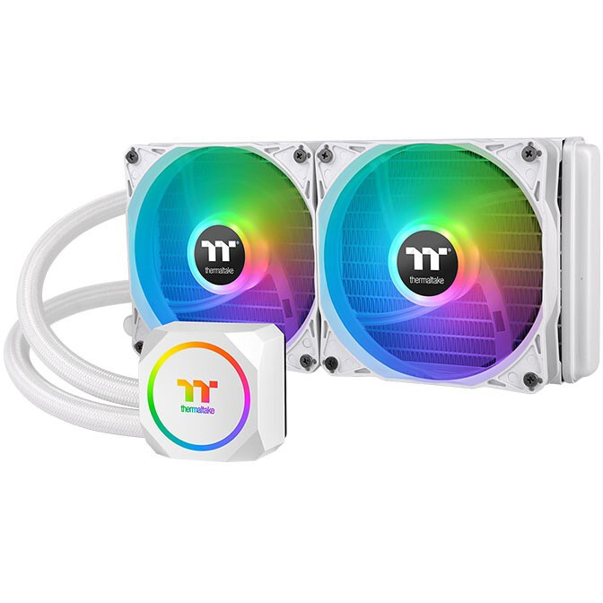 Système de refroidissement liquide Thermaltake TH240 ARGB Sync Snow Edition - CL-W301-PL12SW-A