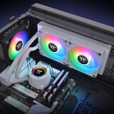 Système de refroidissement liquide Thermaltake TH240 V2 ARGB Sync Snow Edition (CL-W364-PL12SW-A)