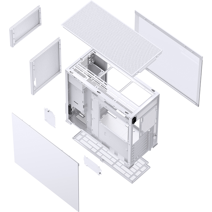 Boîtier Jonsbo D41 Mesh White - photo 9