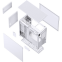 Boîtier Jonsbo D41 Mesh White - photo 9