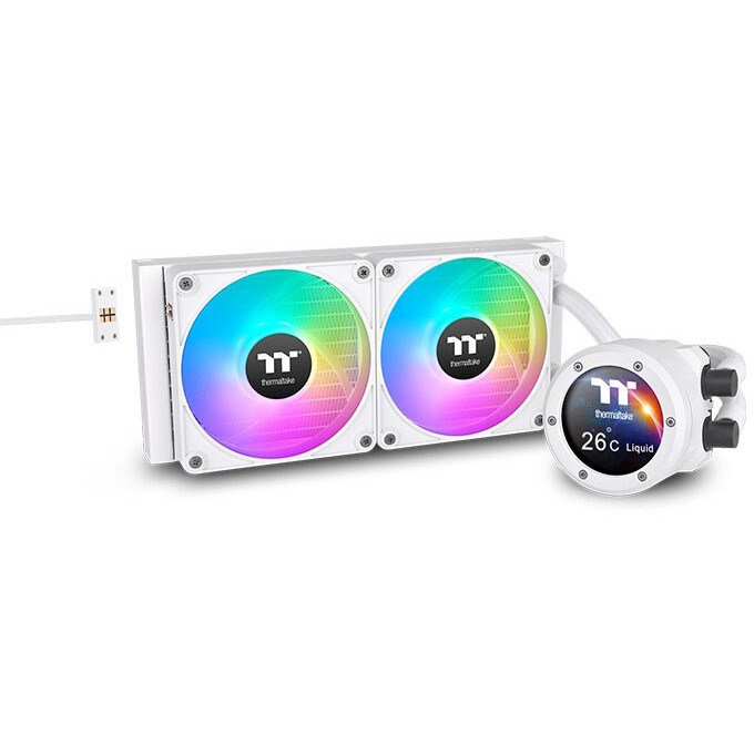 Système de refroidissement liquide Thermaltake TH240 V2 Ultra EX ARGB Sync Snow Edition - CL-W425-PL12SW-A