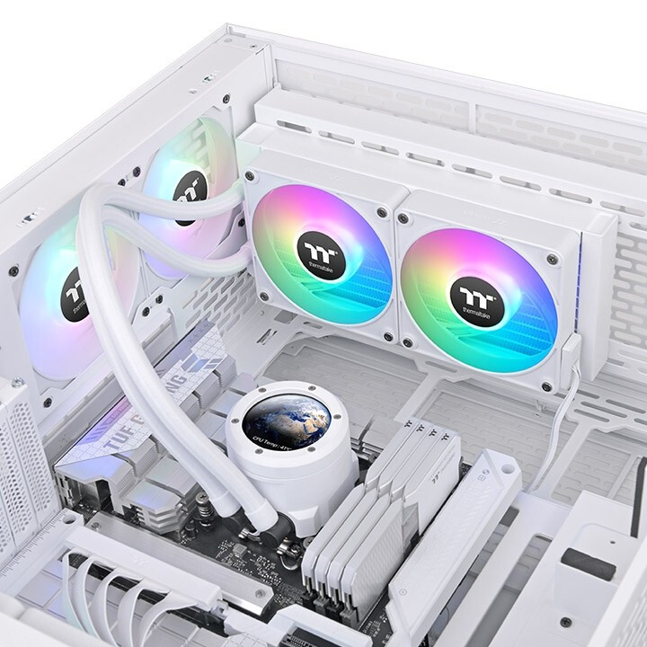 Système de refroidissement liquide Thermaltake TH240 V2 Ultra EX ARGB Sync Snow Edition - CL-W425-PL12SW-A - photo 6
