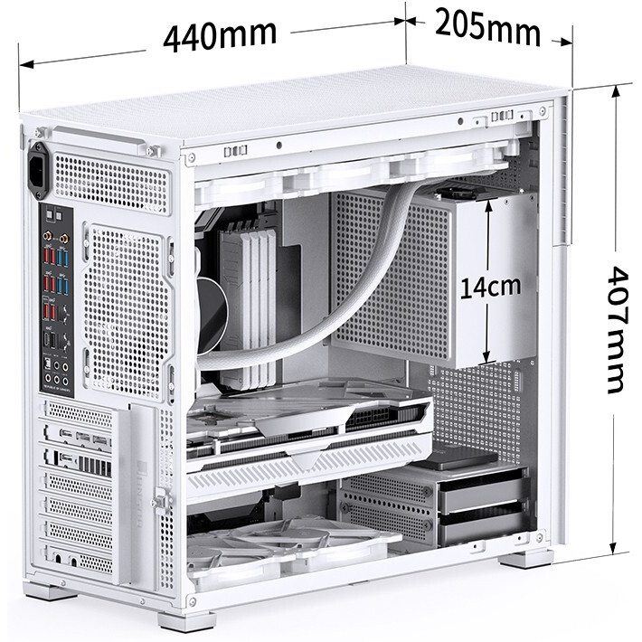 Boîtier Jonsbo D41 Mesh SC White - photo 9