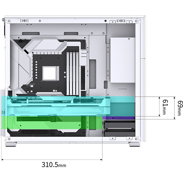 Boîtier Jonsbo D41 Mesh SC White - photo 11