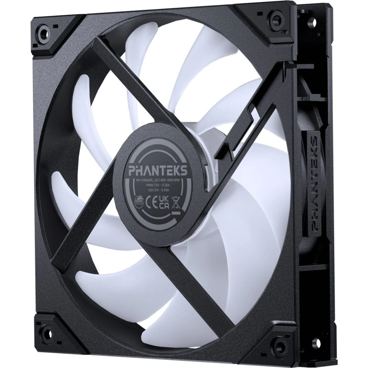 Ventilateur pour boîtier Phanteks M25-140 Gen2 D-RGB Black - PH-F140M25R_G2_DBK01 - photo 4