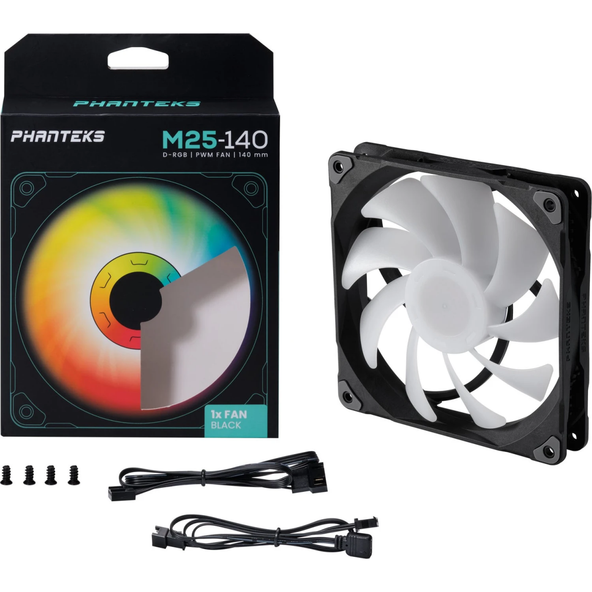 Ventilateur pour boîtier Phanteks M25-140 D-RGB Black - PH-F140M25_DRGB_PWM_BK01 - photo 10