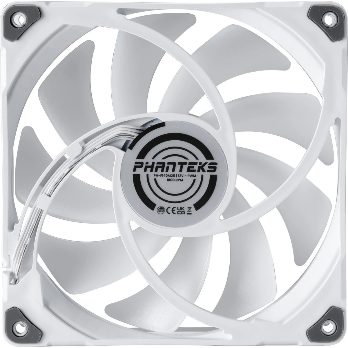 Ventilateur pour boîtier Phanteks M25-140 D-RGB White - PH-F140M25_DRGB_PWM_WT01 - photo 6