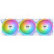 Ventilateur pour boîtier Thermaltake SWAFAN EX14 ARGB Sync Fan Hydrangea Blue TT Premium Edition (3-Fan Pack) - CL-F184-PL14BU-A