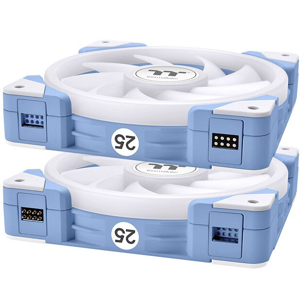 Ventilateur pour boîtier Thermaltake SWAFAN EX14 ARGB Sync Fan Hydrangea Blue TT Premium Edition (3-Fan Pack) - CL-F184-PL14BU-A - photo 3